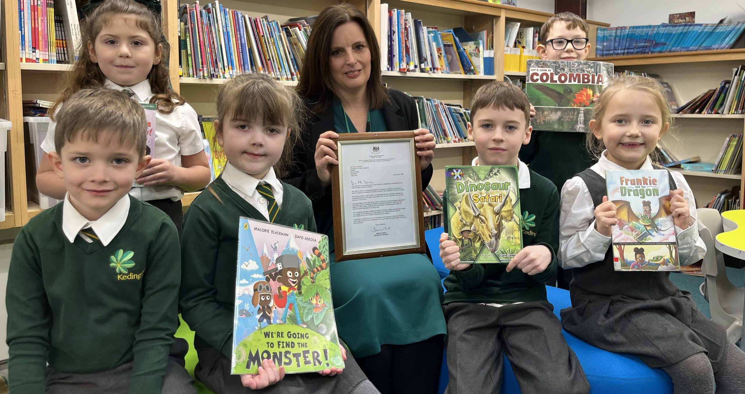 Phonics results at village school praised by Schools Minister